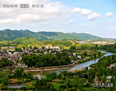 慢直播镜头下的古村光影艺术